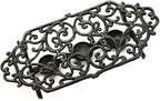 Sungmor Heavy Duty Cast Iron Teapot Dish Warmer Stable Holder for Tealight Stand | Tealight Warmer Decorative Stove for Villa Yard Balcony-Flower Shape