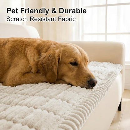 Smiry Couch Cover for Dogs, Non Slip Washable Sofa Protector for Pets | Soft - Image 3