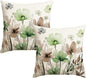 AVOIN colorlife Poppy Flowers Pillow Covers 18x18 Inch Set of 2 | Chinoiserie by AVOINcolorlife