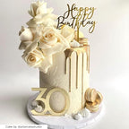 Large Cake Decorating Stencil (PEONIA) Peony Flower Pattern