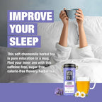 Tiesta Tea - Lavender Chamomile Herbal Tea, Loose Leaf, Calming Blend with Chamomile, Lavender, Lemongrass, Caffeine-Free Herbal, Great for Hot or Iced Brews, Refillable Tin, 50 Cups, 2 Ounce