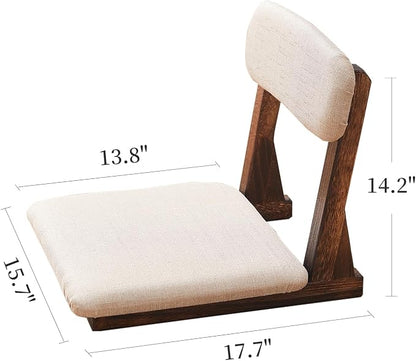 Meditation Chair with Back Support, Japanese Floor Chair, Back Jack - Image 3