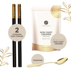 Boba Snob Boba Tea Making Kit, Bubble Tea Kit with Boba Gift Set, Boba Tea Maker Kit with Premium Loose Leaf Teas, Tumbler, Two Stainless Steel Boba Straws, Teaspoon, and Tapioca Boba Pearls (Large)