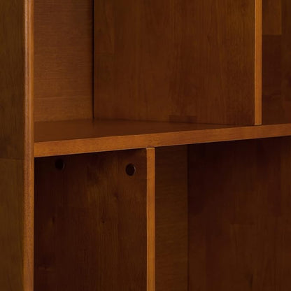 SIMPLIHOME Draper 35 inch Mid-Century Modern 6 Cubbie Bookcase - Image 7