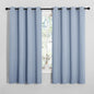 NICETOWN Vintage Blue Blackout Curtains 68 inches Length by NICETOWN