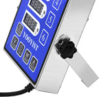 Kitchen Timers for Cooking – 6 Channel Commercial Kitchen Timer Restaurant Kitchen Supplies – Stainless Steel LED Technology Kitchen Timer Digital – Reminder Function, Loud Alarm, Blue