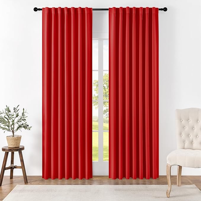 Joydeco Blackout Curtains 96 Inches Long by JOYDECO