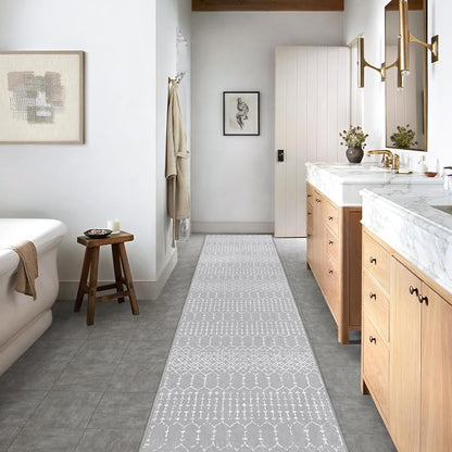 Lahome Moroccan Washable Rug Runner 2x10 Non-Slip Runner Rug - Image 8
