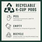 Starbucks K-Cup Coffee Pods, Medium Roast Coffee, House Blend for Keurig Brewers, 100% Arabica, 6 boxes (60 pods total)