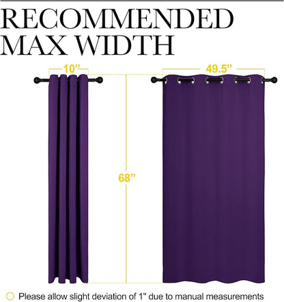 NICETOWN Thermal Insulated Blackout Draperies Curtains, Triple Weave Home - Image 7