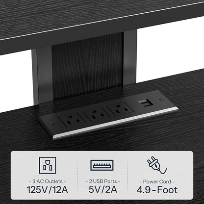HOOBRO 4-Tier AV Media Stand, Media Console - Image 8