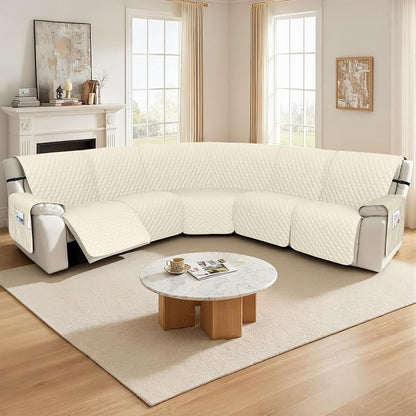 Arfntevss Recliner Sectional Couch Covers 1OO% Waterproof L Shape Sofa Cover - Image 7