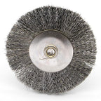 20PCS T-shaped Wire Brushes - Metal Rust Removal, Polishing, Cleaning - 38mm Diameter, 3mm Shaft - Removes Burrs, Dust, and Oxide Layer - Handles Rough Surfaces - Designed for Industrial and DIY Use