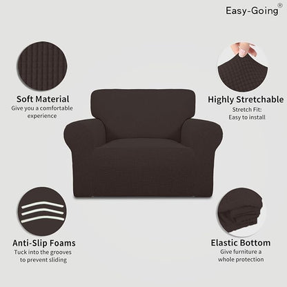 Easy-Going Stretch Oversized Chair Slipcover - Image 3