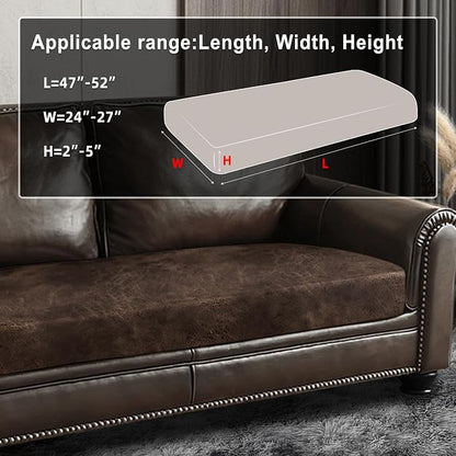 ANARACHON Leather Look Couch Cushion Covers Sofa Seat Slipcovers Sets Couches - Image 3