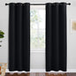 NICETOWN Bathroom Blackout Thermal Curtains and Drapes, 2 Panels, 42 inches by NICETOWN