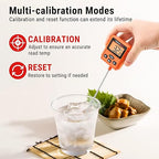 ThermoPro TP511 Digital Candy Thermometer with Pot Clip, Programmable Instant Read Food Meat Thermometer with 10'' Long Probe for Smoker Baking Grilling Candle Liquid Oil Deep Fry Thermometer