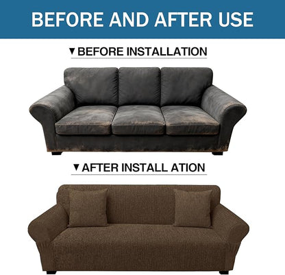 Sofa Slipcover with 2 Pillow Cover - Image 8