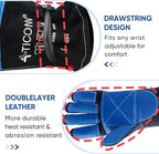 TICONN Welding Gloves, 1000°F Heat-Resistant Fireproof Leather Gloves for Welders, Stick, Forge, Mig, Tig, BBQ, Baking, Oven