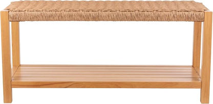 Alaterre Furniture Newport 40 Inch Solid Wood Entryway Bench - Image 11