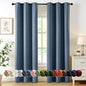 MIULEE Blackout Curtains for Bedroom 2 Panels 40 x 84 Inch Long Stone Blue | by MIULEE