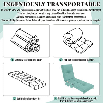 Outdoor Chaise Lounge Cushions - Image 3