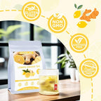 TEARELAE - Lemon Ginger Tea Bags, 70 Count - Natural & Pure Herbal Tea with Ginger Root, Lemon, Lemongrass - Non-GMO - Caffeine-free - Support Healthy Digestion