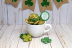 Lucky Cocoa Co. Festive Mug Themed St. Patrick's Day Hot Cocoa Bomb Packaging Sticker Labels, Total of 40 2" Circle Stickers (20 Sets of 2) by AmandaCreation
