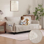 Quilted Beige Sofa Slipcovers by Pamhaven