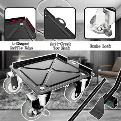Furniture Dolly Set 5 Wheels Heavy Duty, Furniture Movers - Image 3