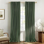 Linen Textured Total Blackout Curtains by 100BlackoutShield