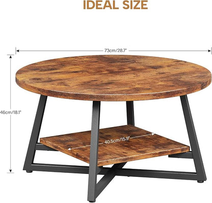 Round Coffee Table, Small Circle Coffee Table - Image 3