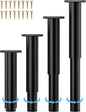 Metal Adjustable Furniture Legs 7-12.6 inch, Wlrrcwdttc Bed Support Legs by Wlrrcwdttc