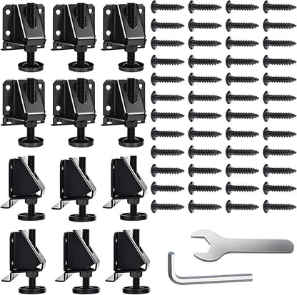 Heavy Duty Leveling Feet, 12 Pack Adjustable Furniture Levelers by Celuisiva