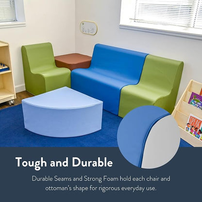 Children's Factory Small Contour Sofa, Mix-and-Match Kids Chairs, Corner - Image 7