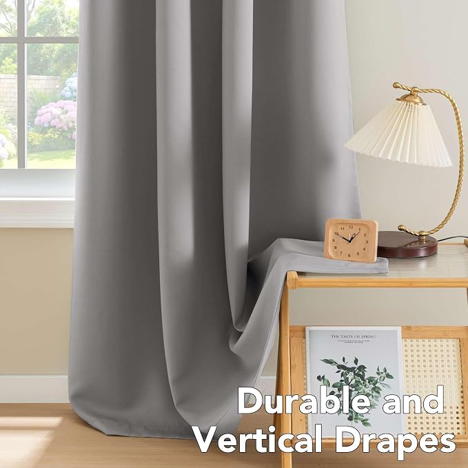 H.VERSAILTEX Blackout Curtains for Bedroom 108 Inches Length, Extra Long - Image 8