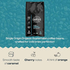 Organic Cold Brew Coffee - Guatemalan Coffee Beans Crafted For Cold Brewing - Ground, Medium Roast, 5 lb