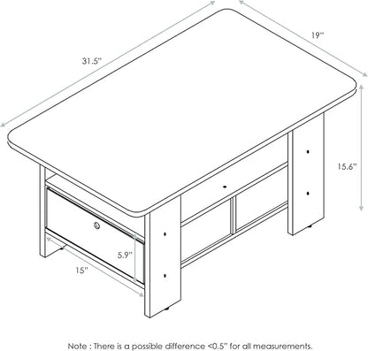 Furinno Andrey Coffee Table - Image 3
