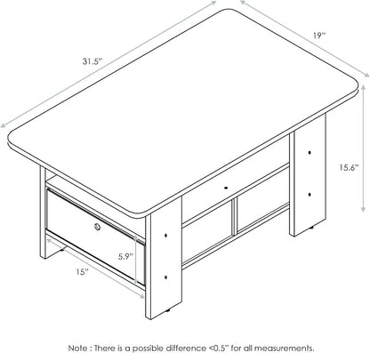 Furinno Andrey Coffee Table - Image 3
