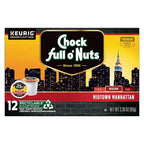Chock Full o'Nuts Midtown Manhattan Coffee, Compatible with K-Cup Pods, 12 CT (Pack of 3)