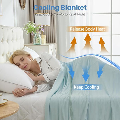 OIGAE Cooling Blanket for Hot Sleepers - Image 4