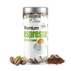 Maximum Slim Premio Instant Espresso Powder – Bold & Rich Flavor 100% Arabica Beans - Non-GMO, Gluten-Free – Premium Medium Roast Coffee 14.1 oz Resealable Jar : Café Instantáneo (Pack of 2)