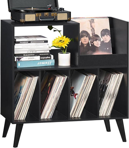 LELELINKY Large Record Player Stand, Turntable Stand - Image 7