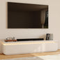 POVISON Fully Assembled 79" Mid-Century Modern TV Stand by POVISON