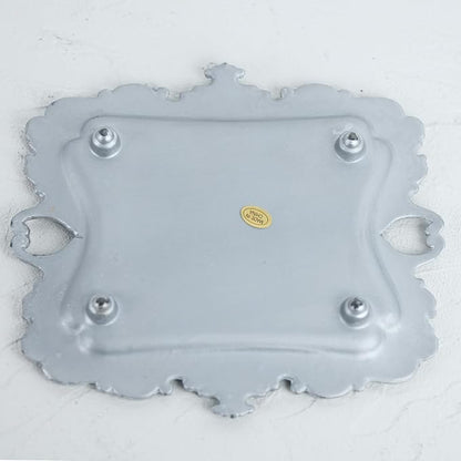 Funly mee 8 x 7 inches Antique Trinket Dish Vintage Jewelry Tray, Ring Holder - Image 5