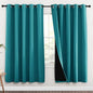 NICETOWN 100% Blackout Window Curtain Panels, Full Light Blocking Drapes by NICETOWN