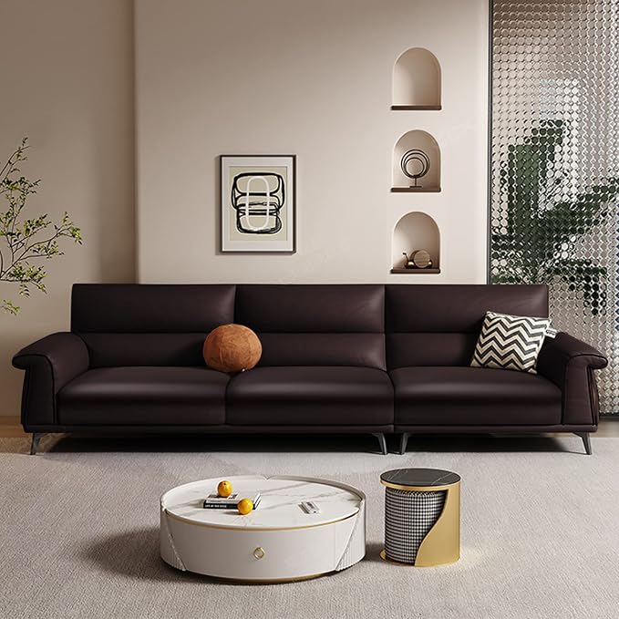 Fuloon Faux Leather Couch Cushion Slipcover, Waterproof Stretch Covers - Image 7