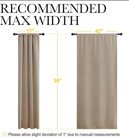 NICETOWN RV Blackout Curtains for Camper Windows, Kitchen Curtains, Short - Image 5
