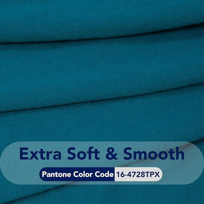 PureFit Stretch Oversized Couch Covers Sofa Slipcovers Peacock Blue | 1-Piece - Image 5