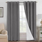 H.VERSAILTEX Linen Blackout Curtains 84 Inches Long 100% Absolutely Blackout by HVERSAILTEX